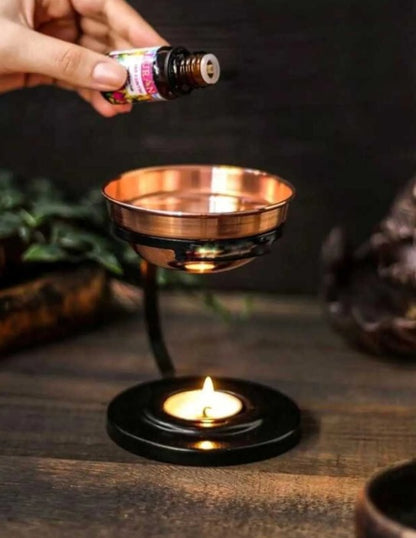Bakır Buhurdanlık – Aromaterapi ve Esans Yağı Difüzörü